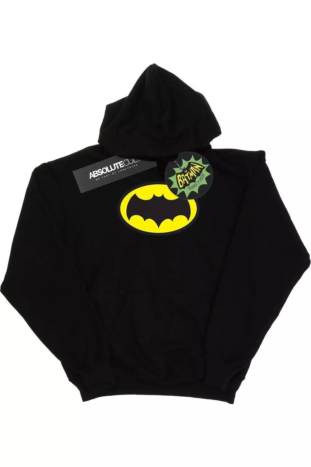 Black Batman TV Series Logo Hoodie alternative image
