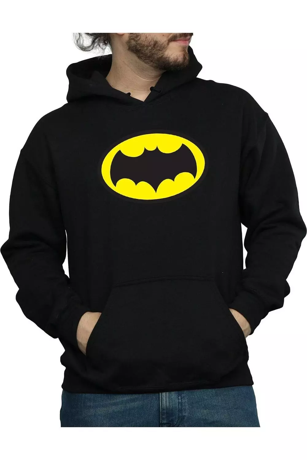 Black Batman TV Series Logo Hoodie alternative image