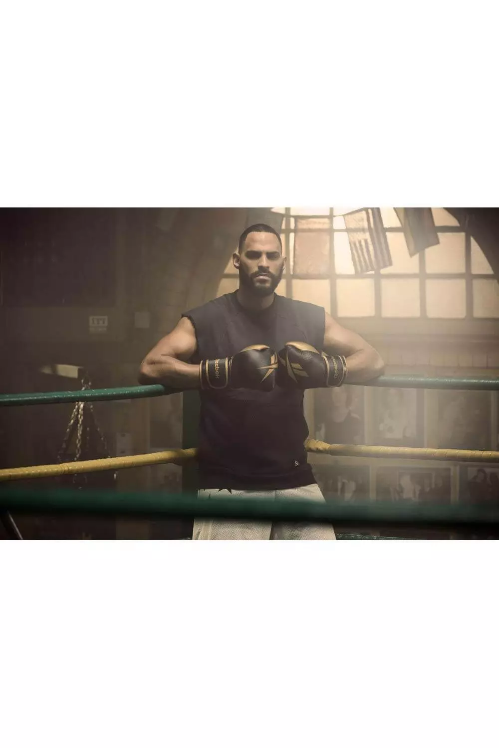 Boxing Gloves - Black and Gold alternative image