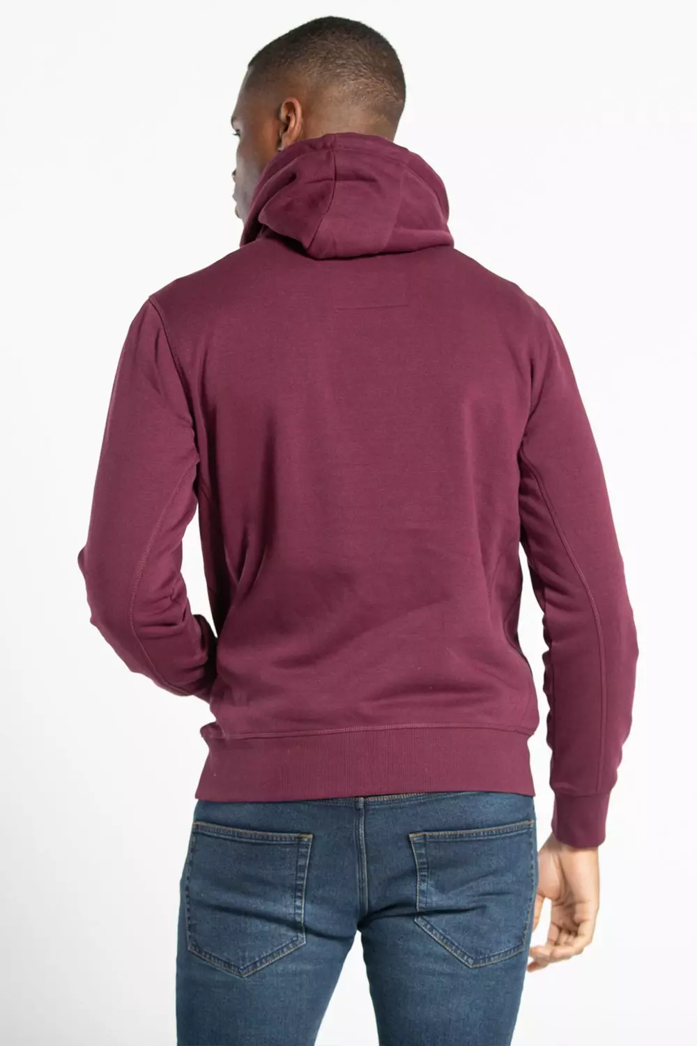 Wine Cotton Blend Hoody alternative image