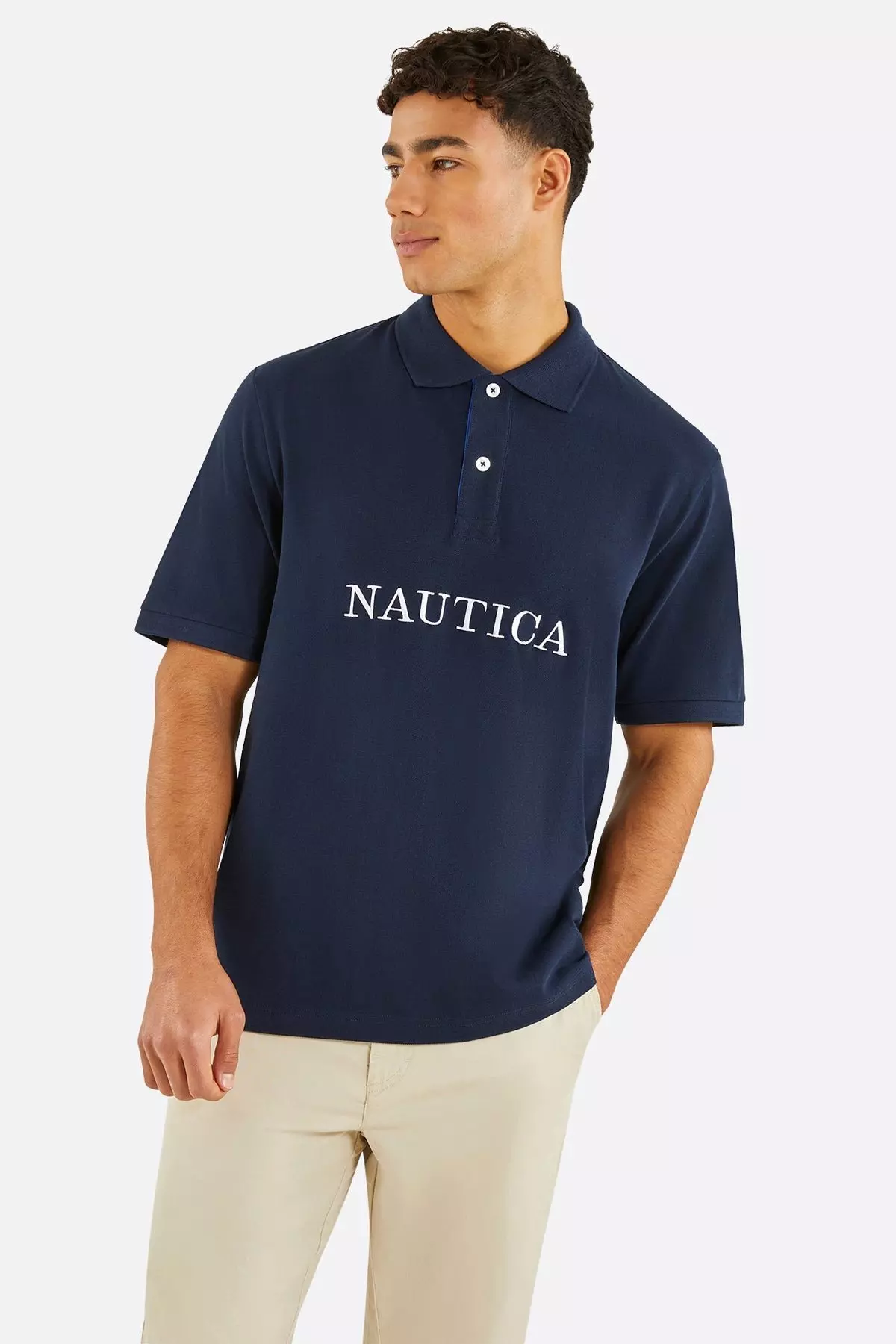 Dark navy 'Delano' Polo Shirt alternative image