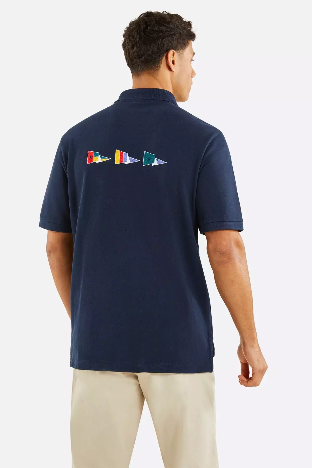 Dark navy 'Delano' Polo Shirt alternative image