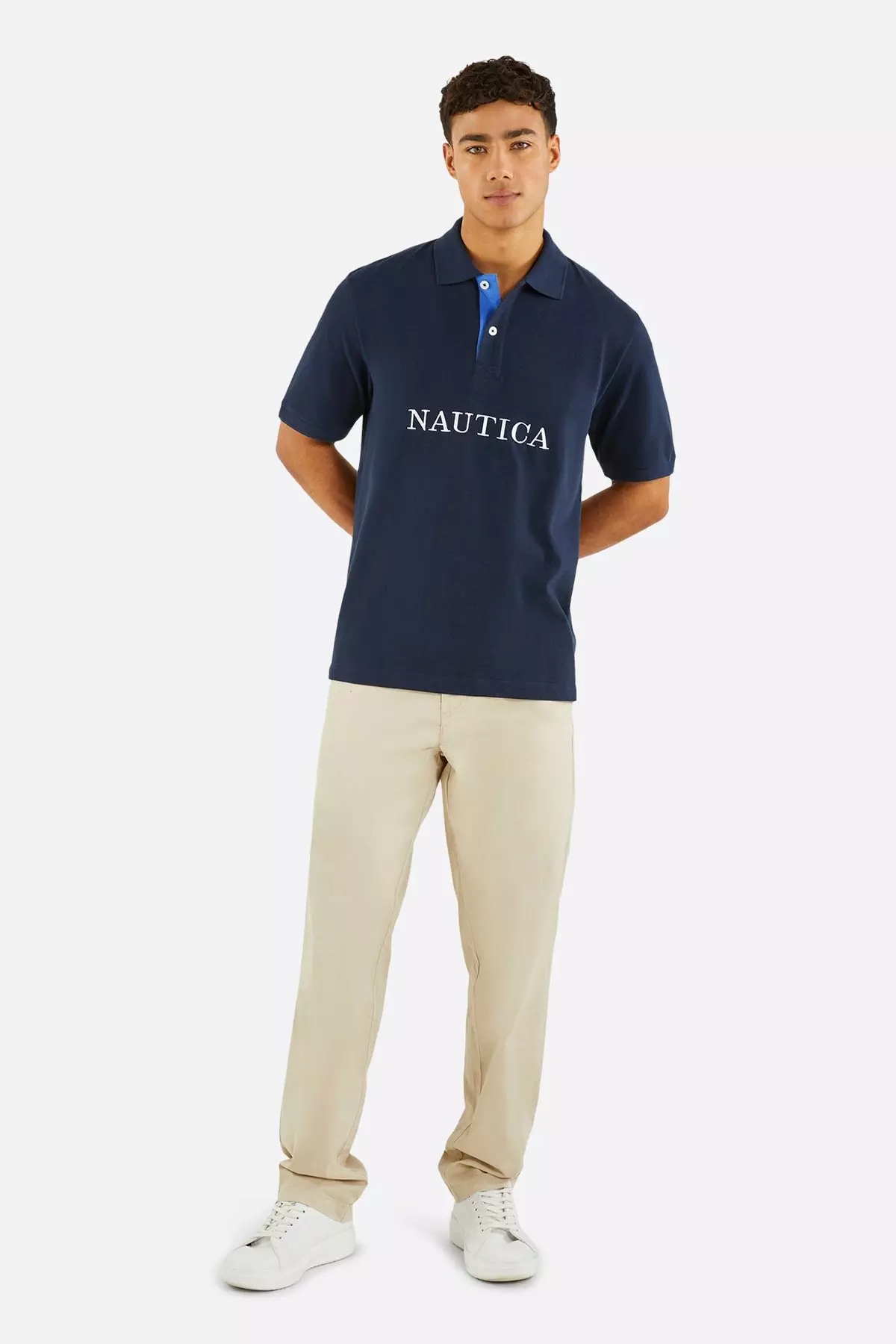 Dark navy 'Delano' Polo Shirt alternative image
