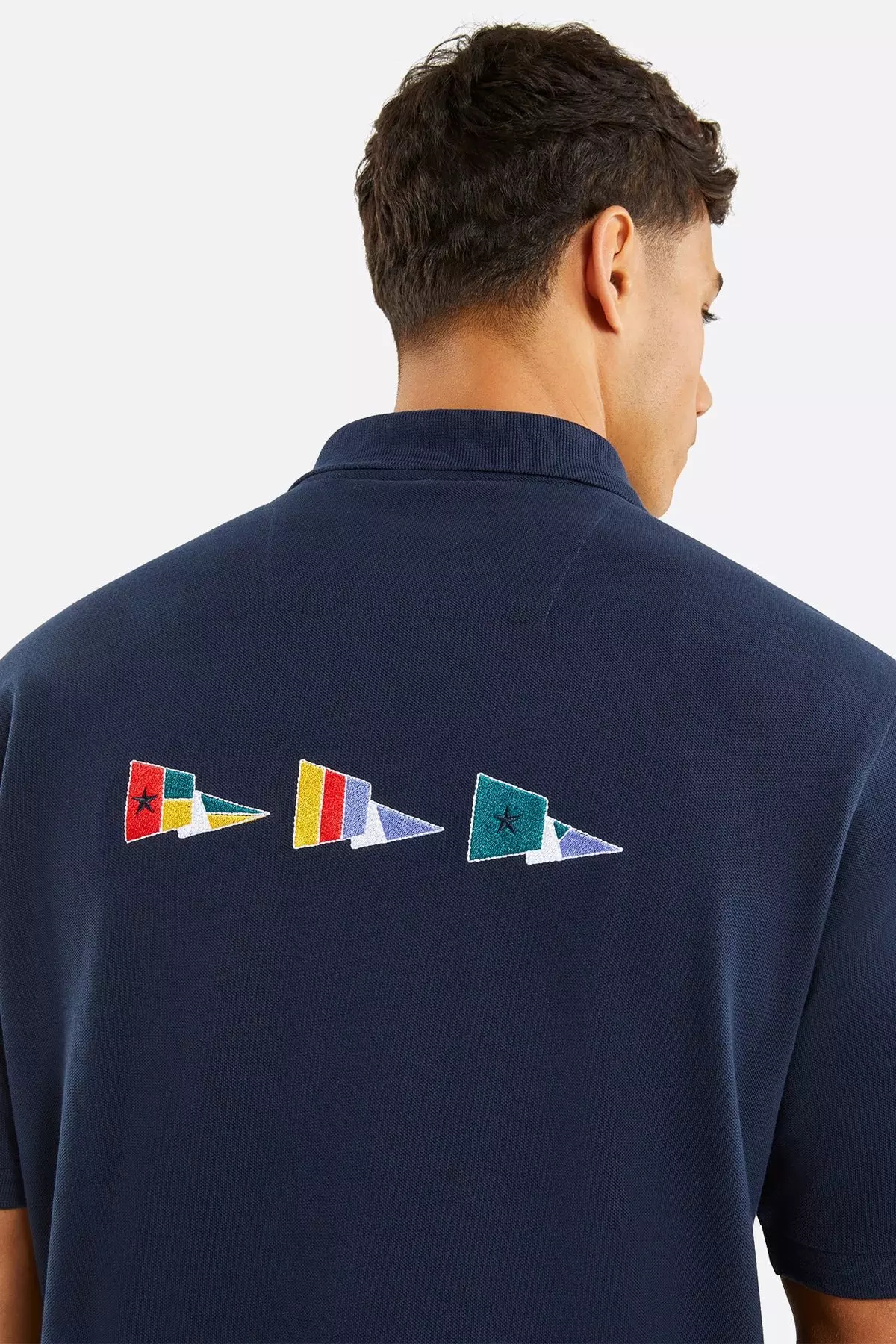 Dark navy 'Delano' Polo Shirt alternative image
