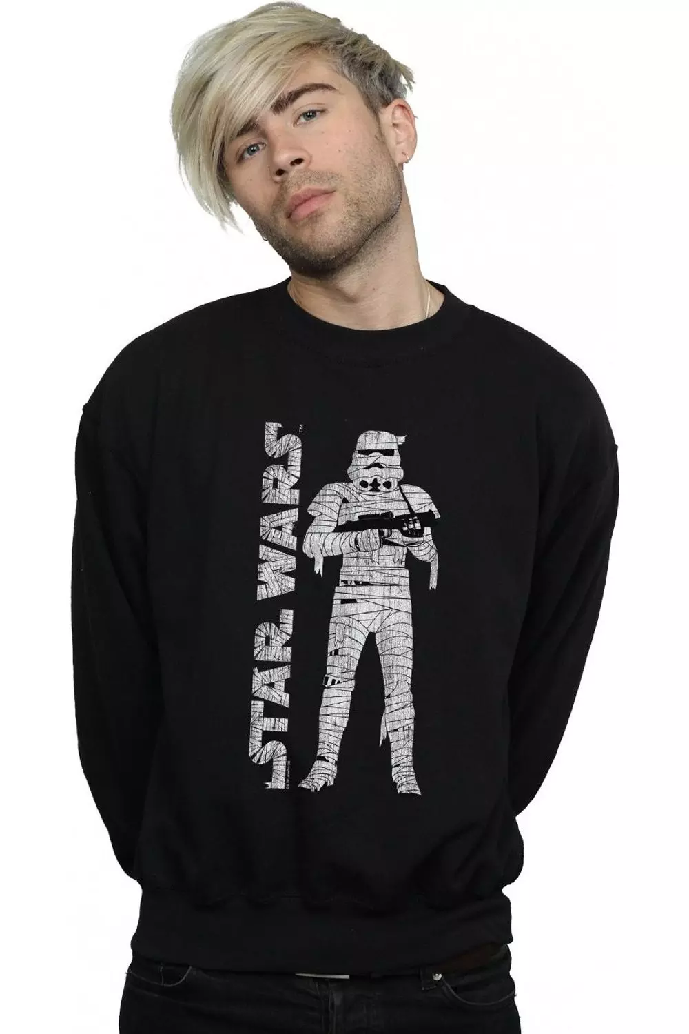 Black Stormtrooper Mummy Sweatshirt alternative image