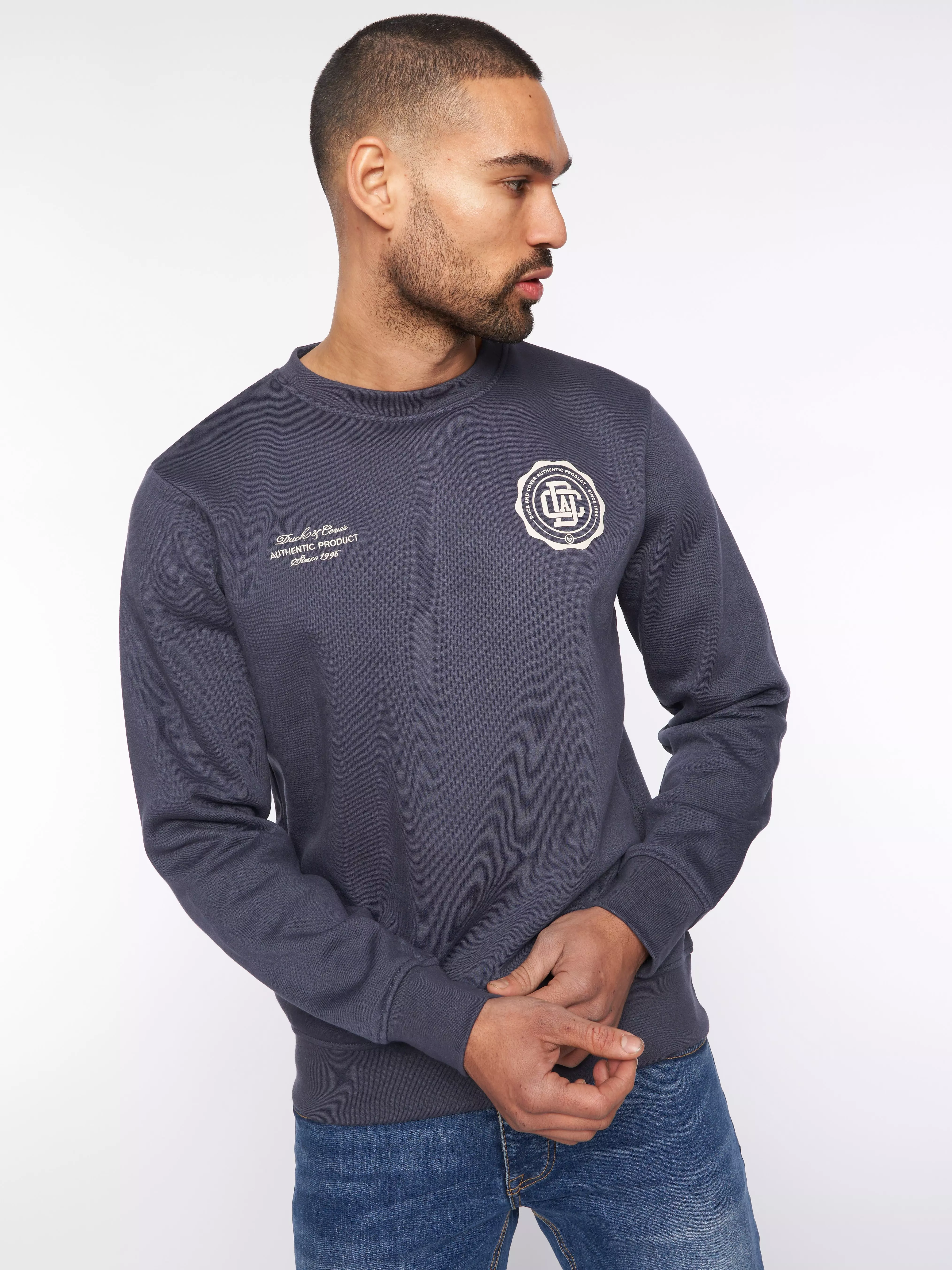 Navy Keyaan Crew Sweat alternative image