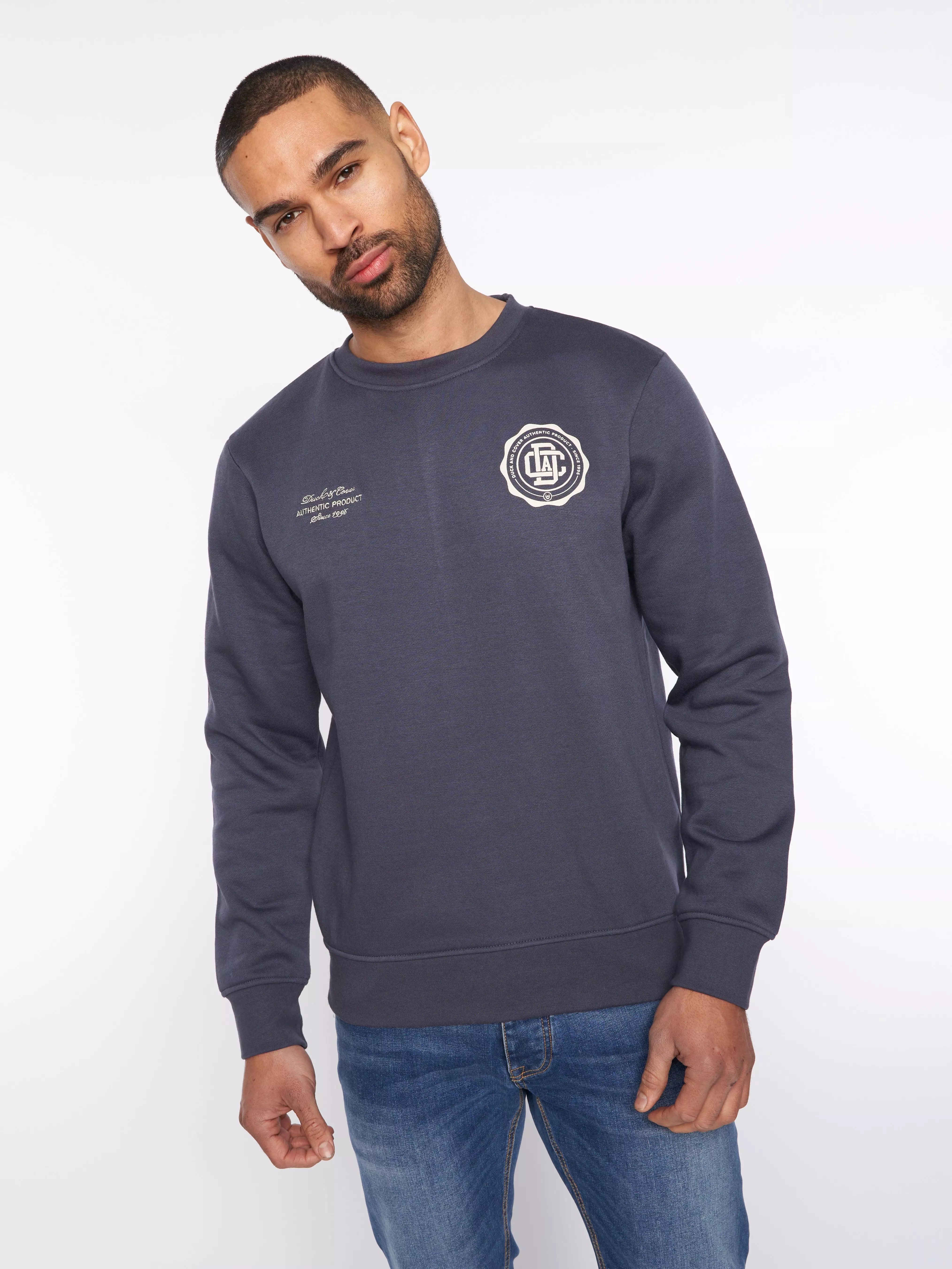 Navy Keyaan Crew Sweat alternative image