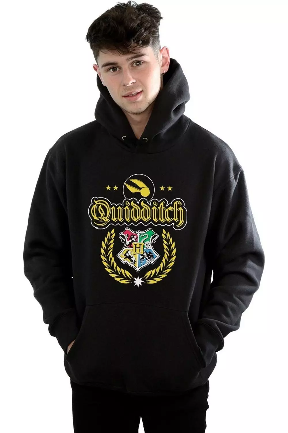 Black Quidditch Crest Hoodie alternative image
