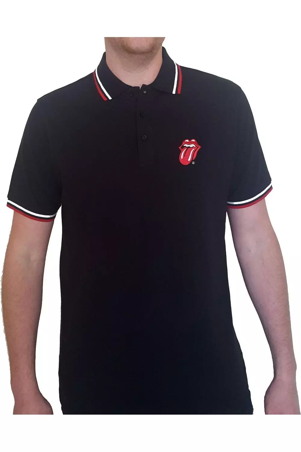 Black Classic Tongue Polo Shirt alternative image