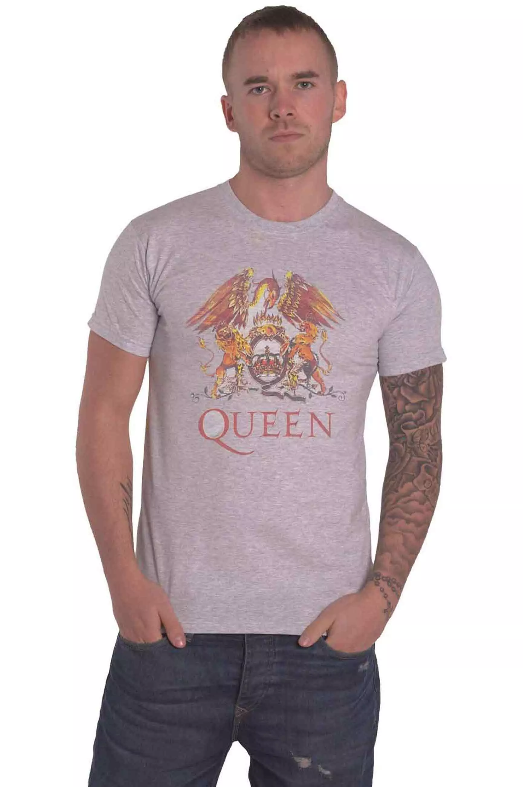 Grey Classic Crest T Shirt alternative image