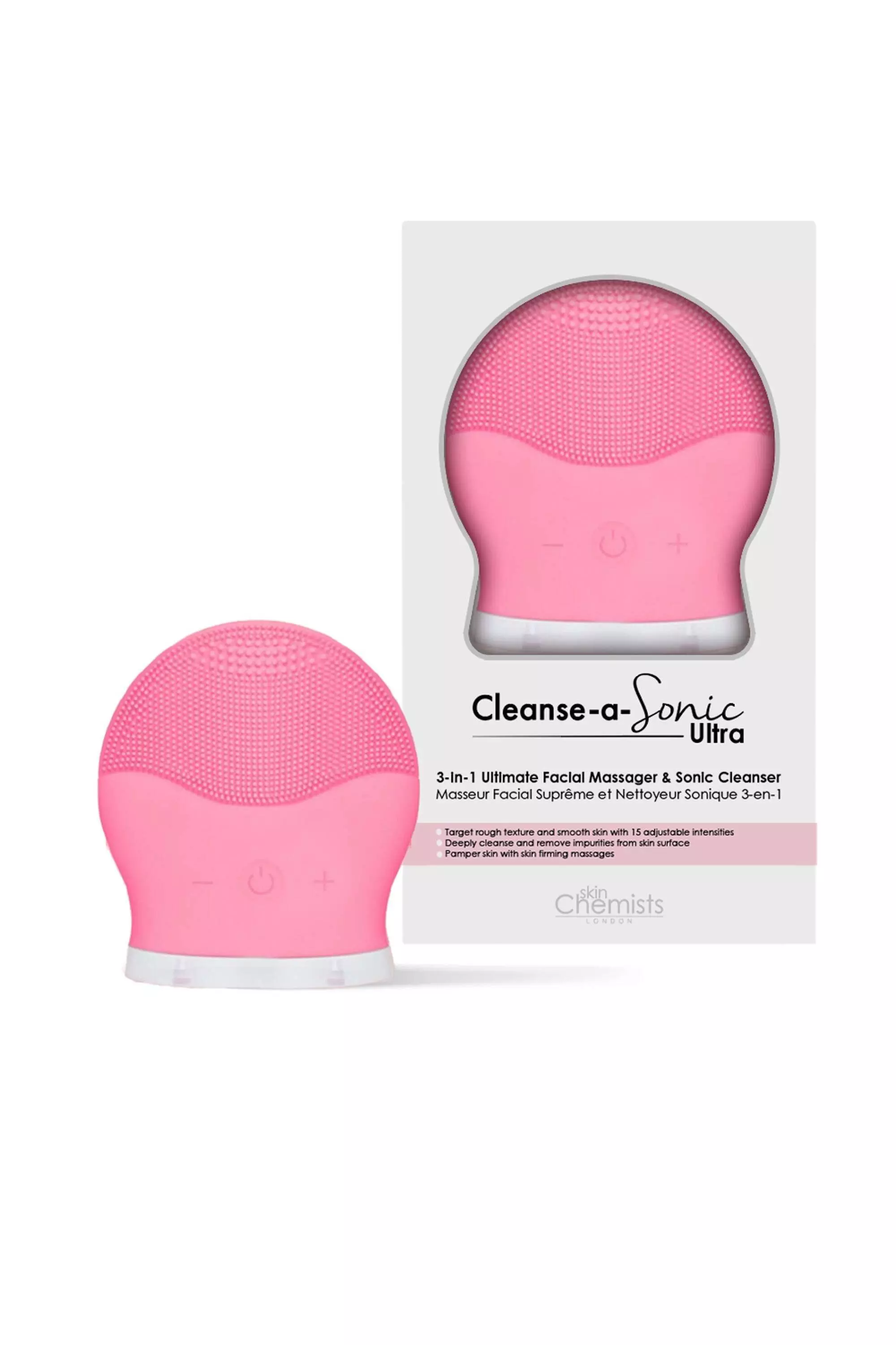 White Cleanse-A-Sonic Ultra Pink alternative image