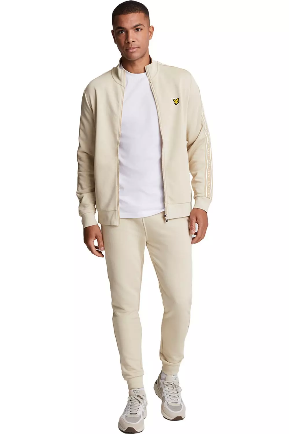 Tan Tape Tracksuit Bottoms alternative image