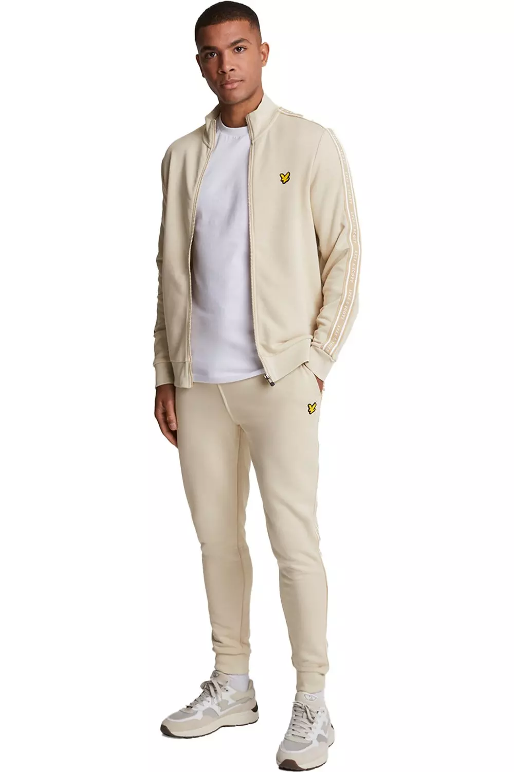 Tan Tape Tracksuit Bottoms alternative image