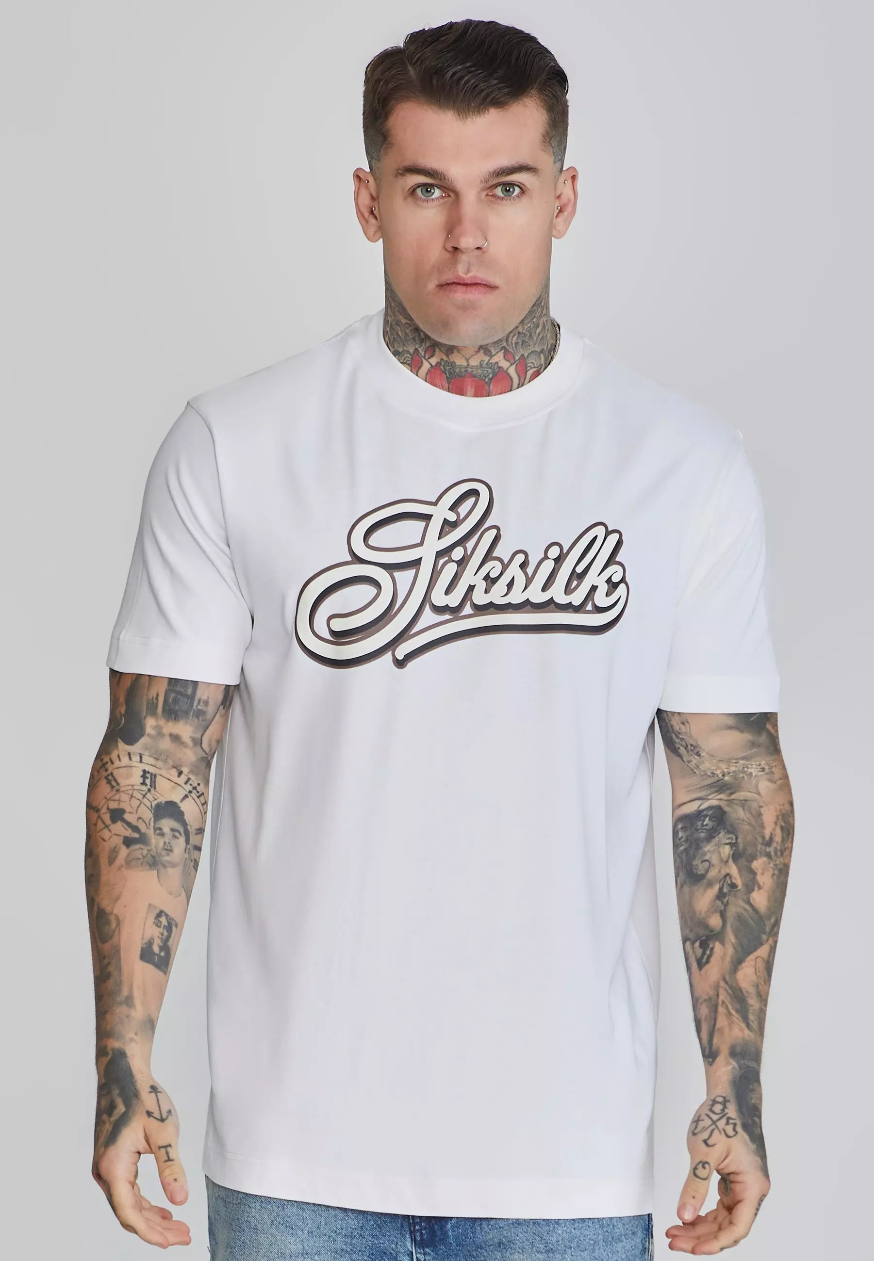 White Logo T-Shirt alternative image