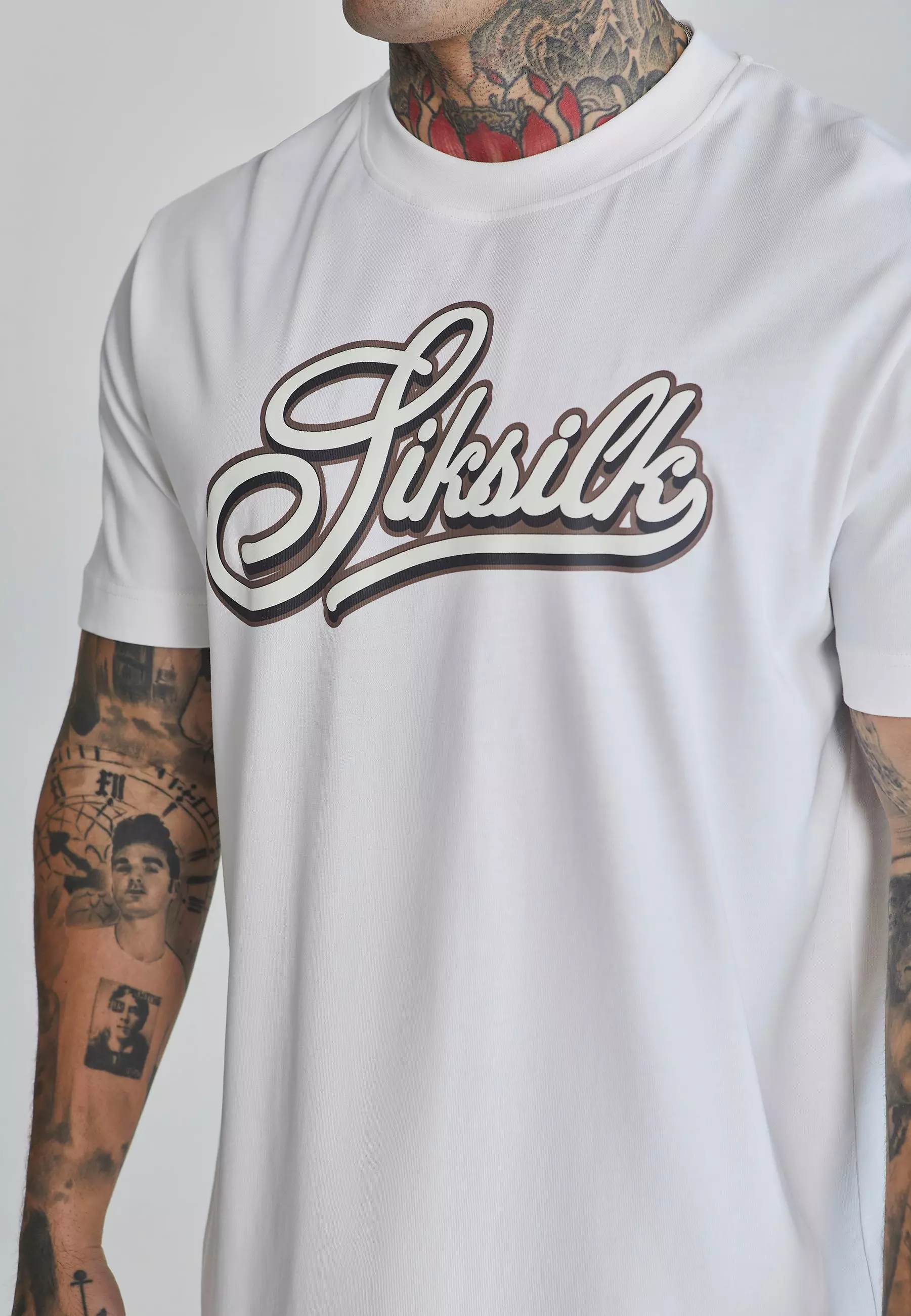 White Logo T-Shirt alternative image