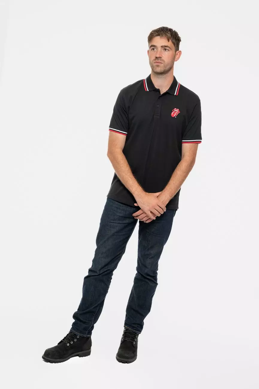 Black Classic Tongue Polo Shirt alternative image