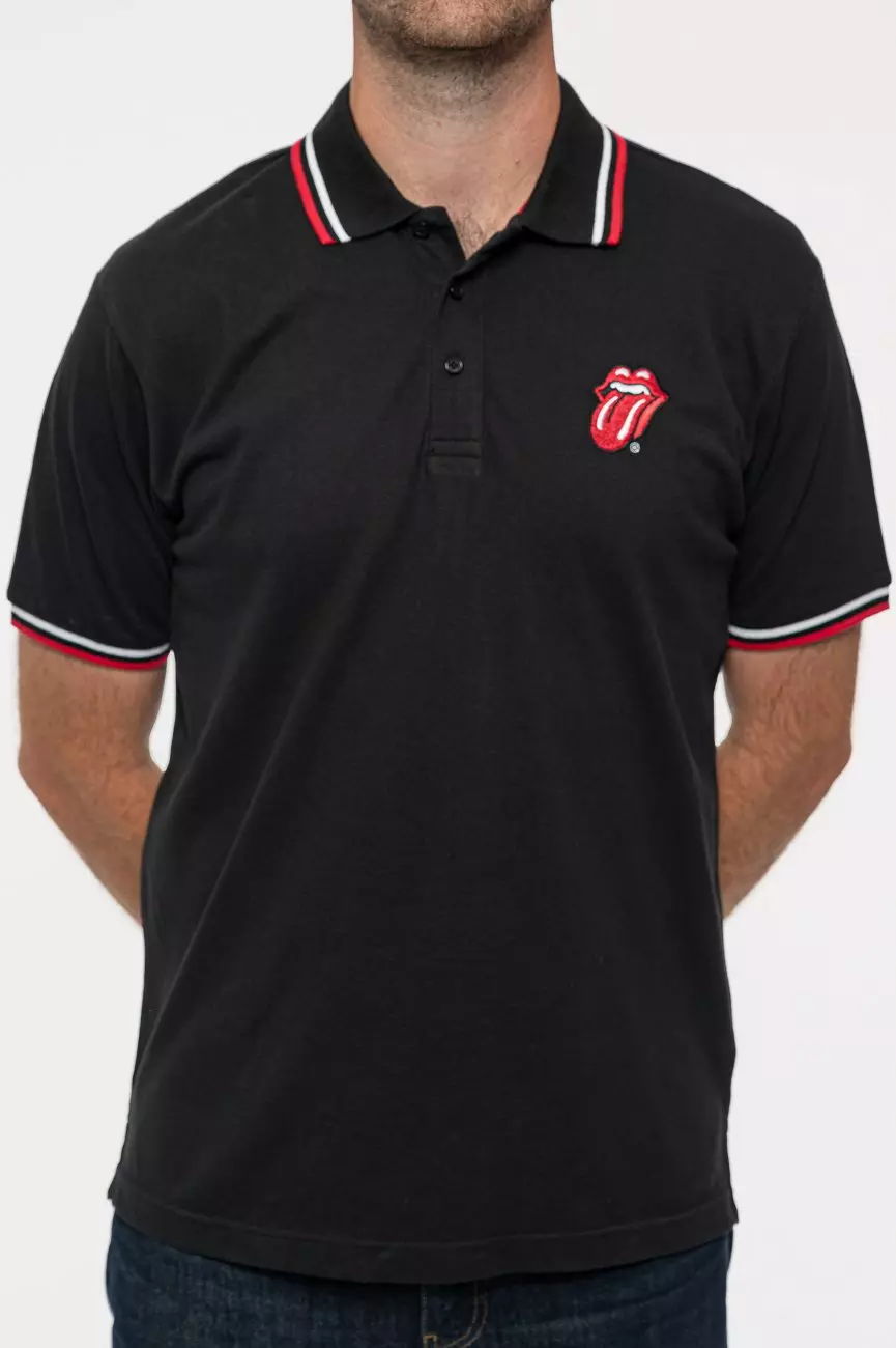 Black Classic Tongue Polo Shirt alternative image