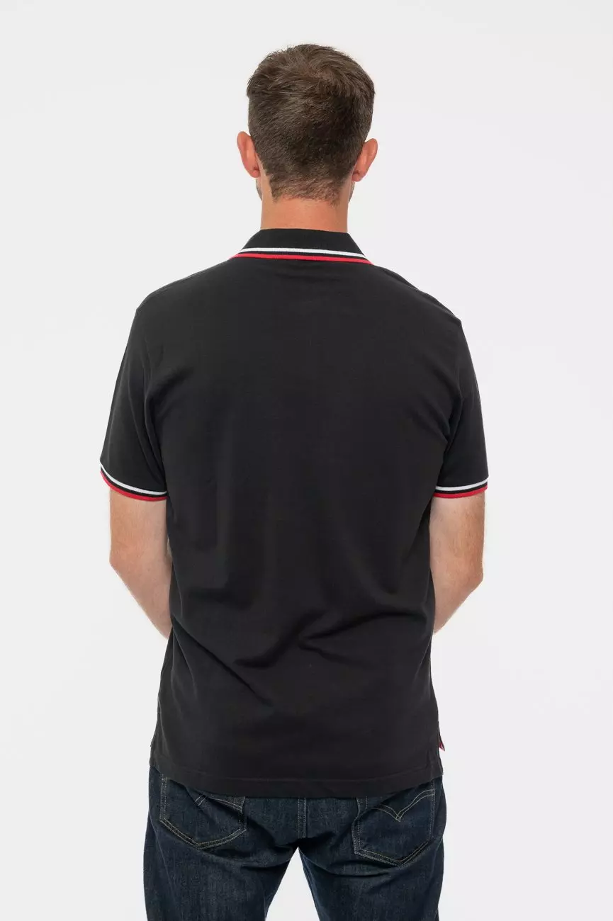 Black Classic Tongue Polo Shirt alternative image