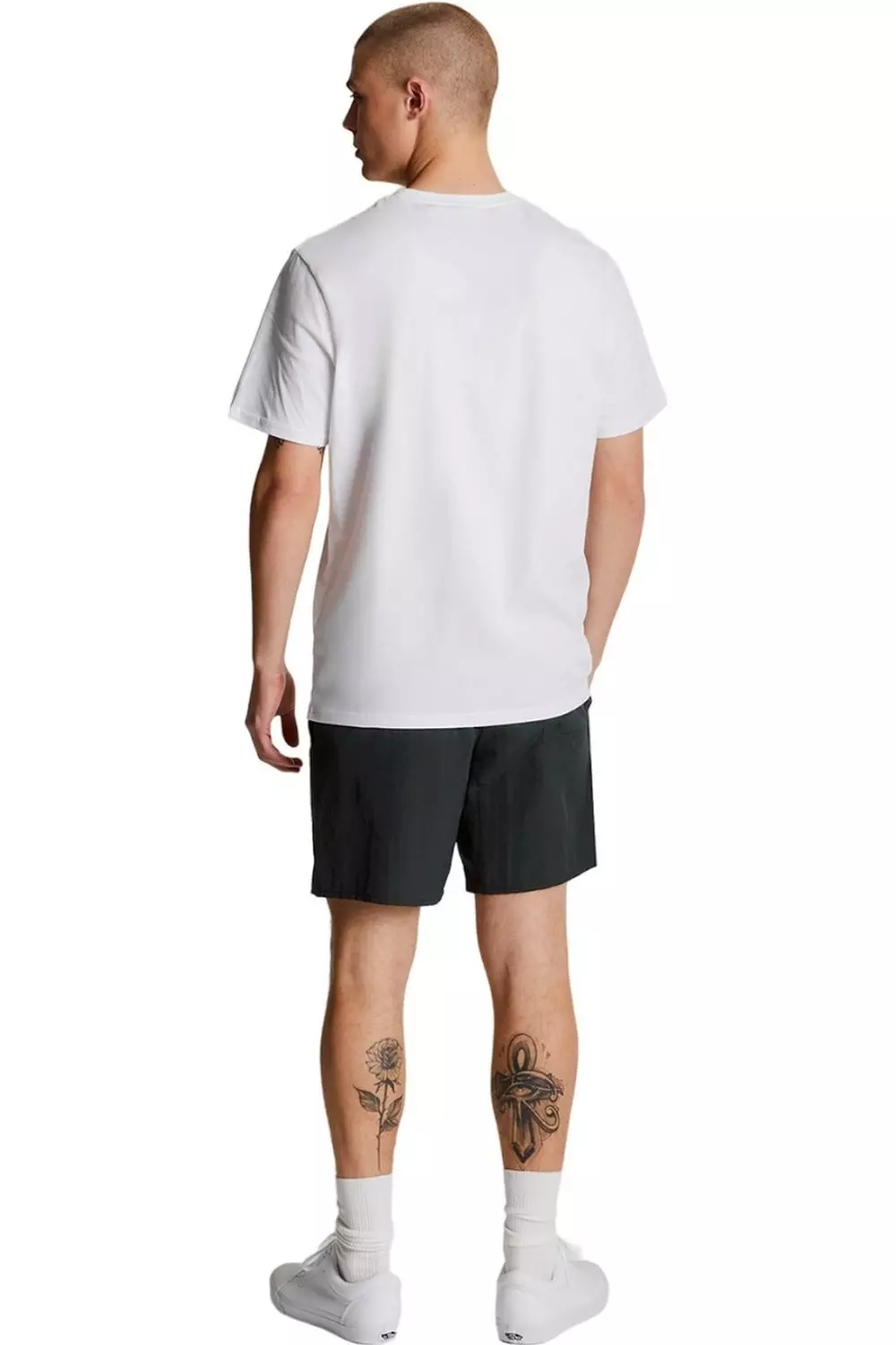 Black Plain Swim Shorts alternative image