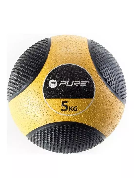 Yellow Medicine Ball 5kg alternative image