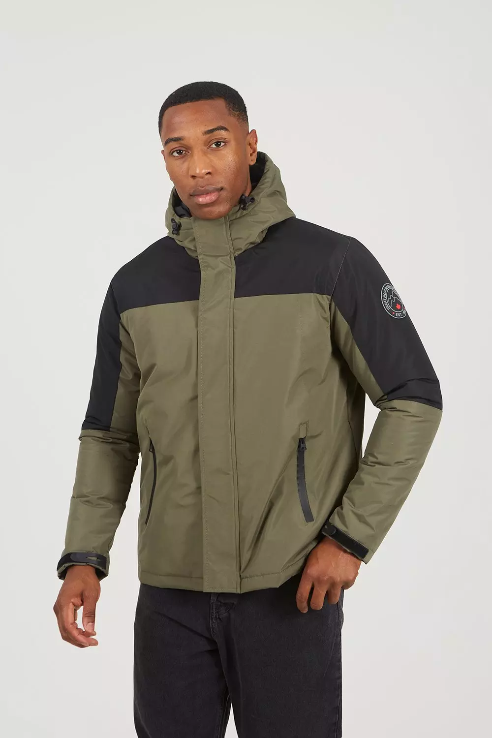 Colour Block Hooded Jacket alternative image