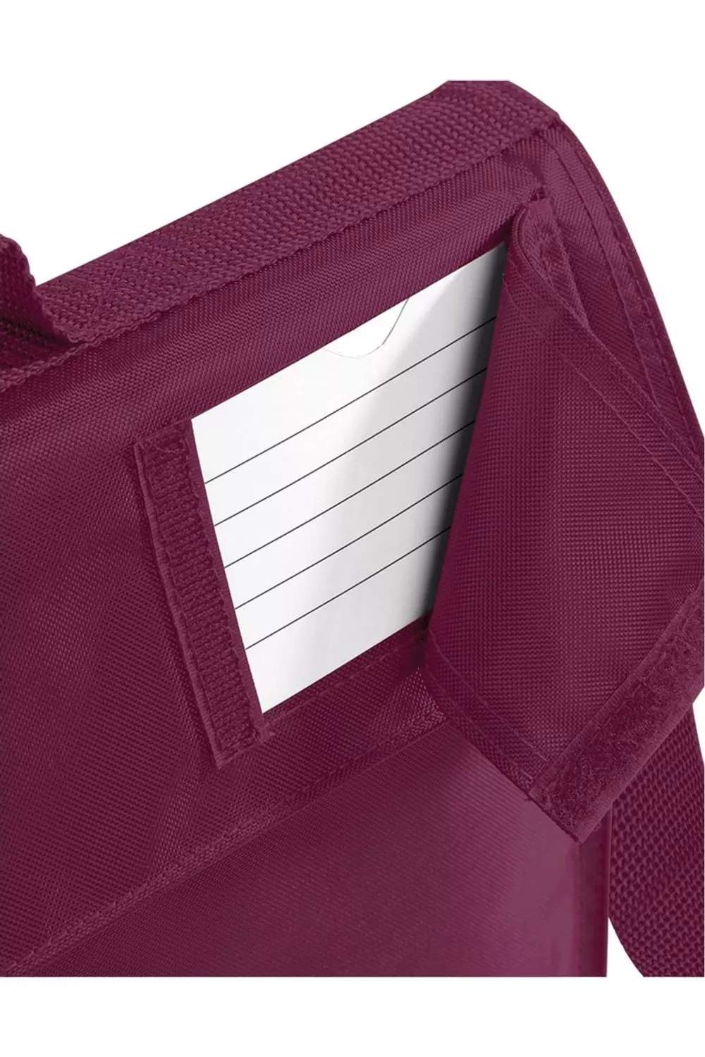 Burgundy Adjustable Strap Book Bag alternative image