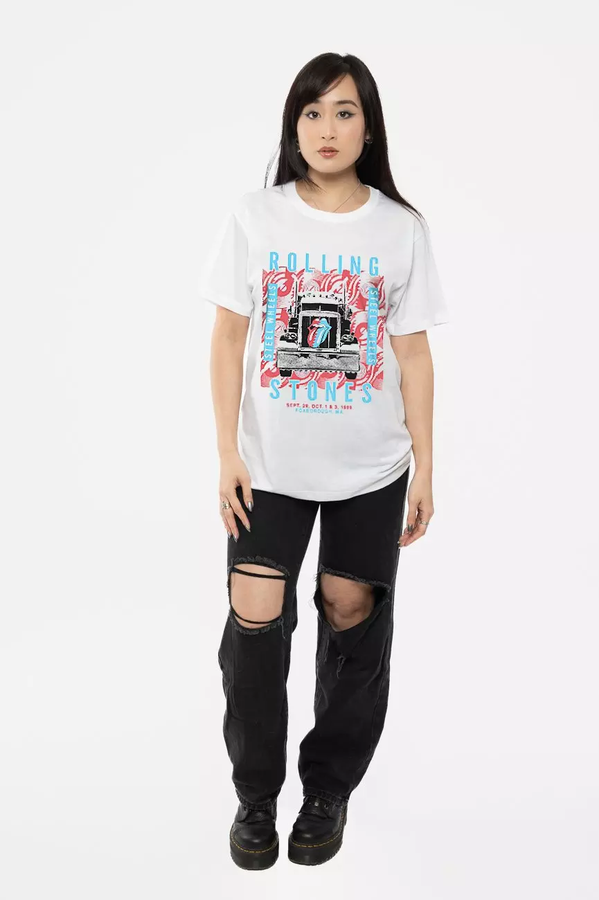 White Steel Wheels T Shirt alternative image