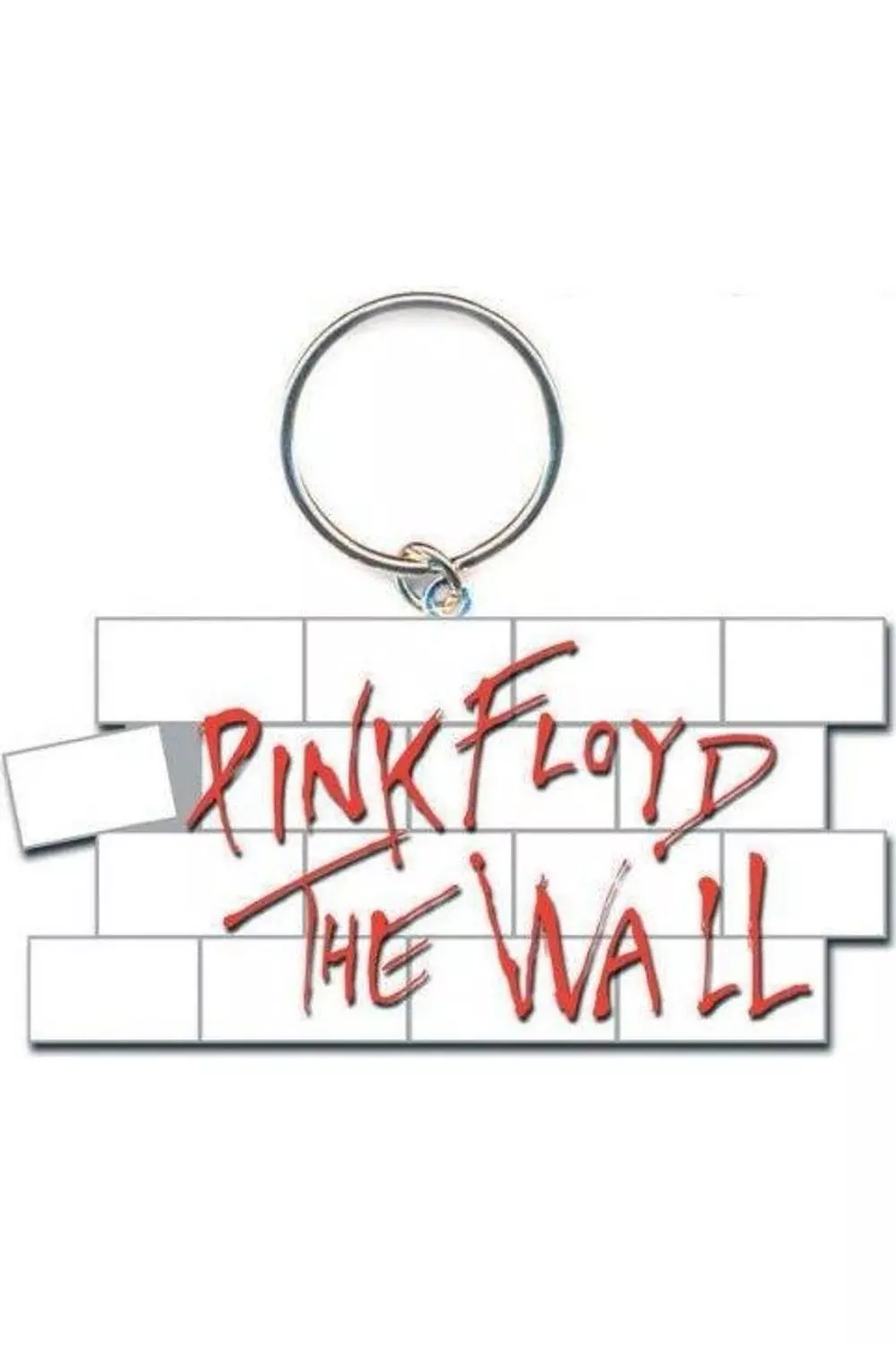 White The Wall Logo Keyring alternative image