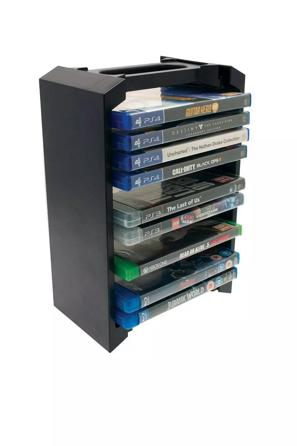 Black Gaming Storage Tower alternative image