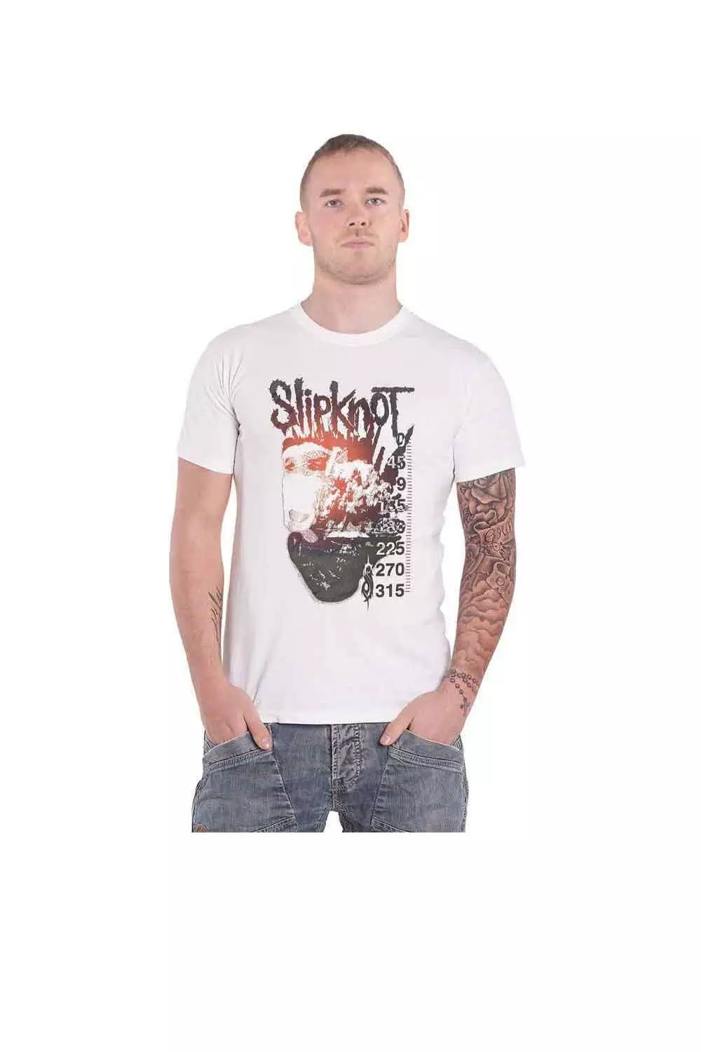White The End T Shirt alternative image
