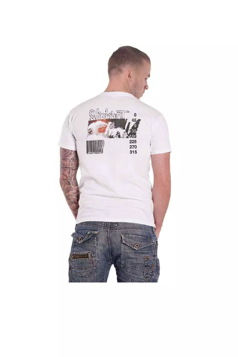 White The End T Shirt alternative image
