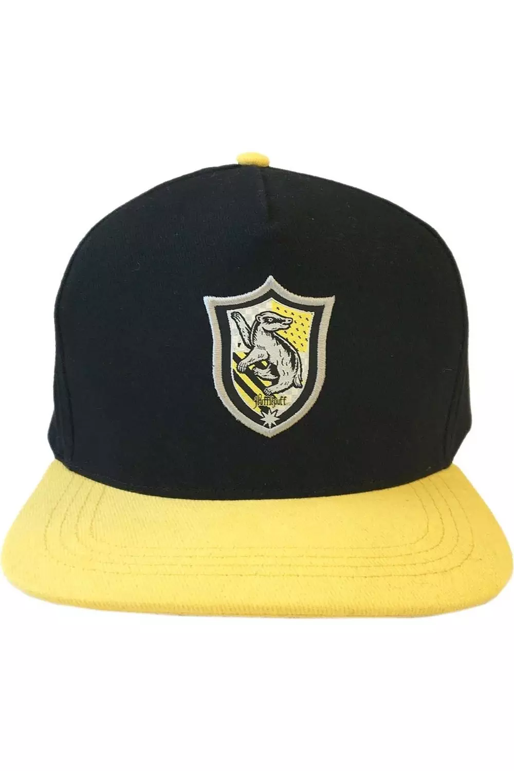 Black Hufflepuff Snapback Cap alternative image