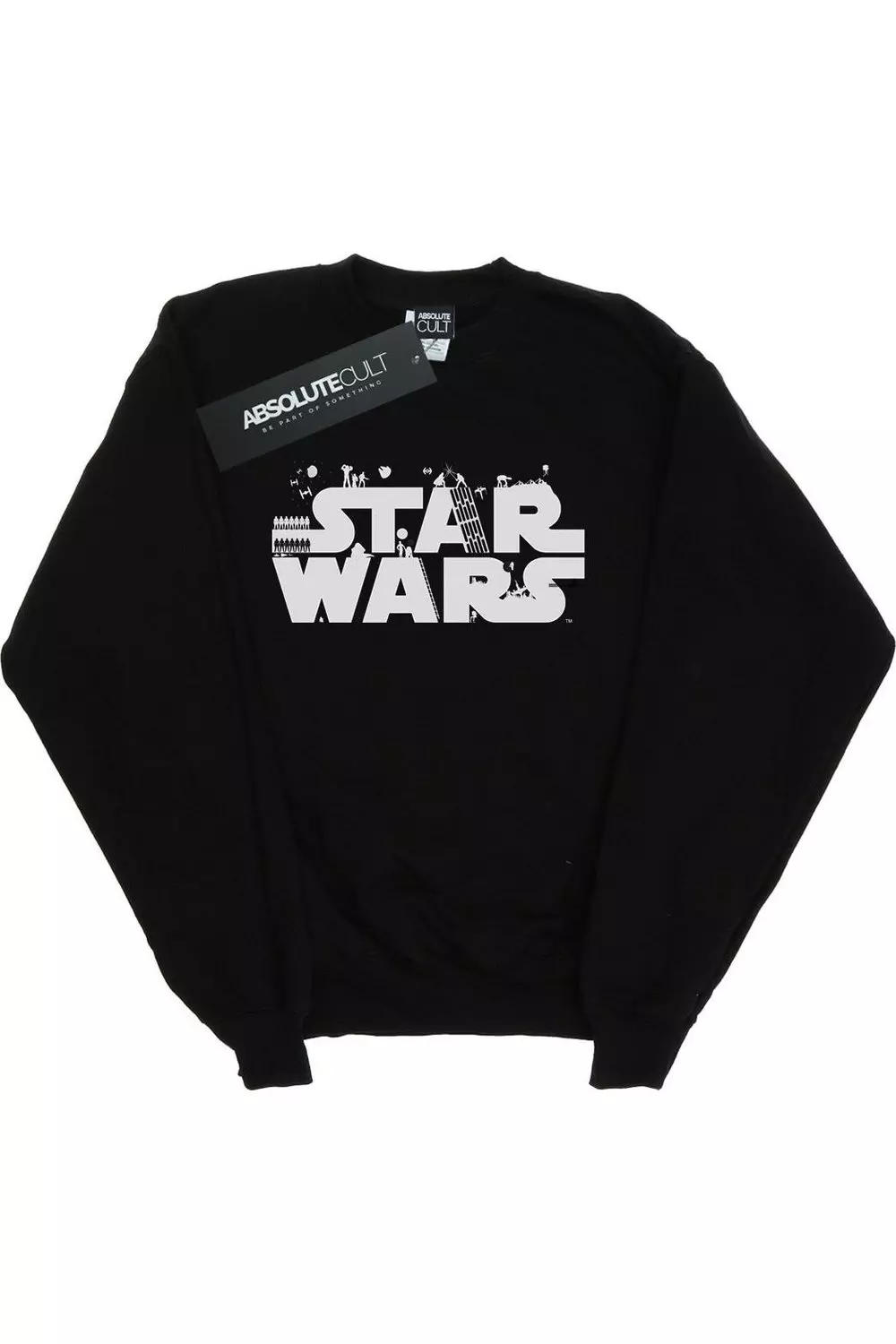 Black Minimalist Logo Sweatshirt alternative image