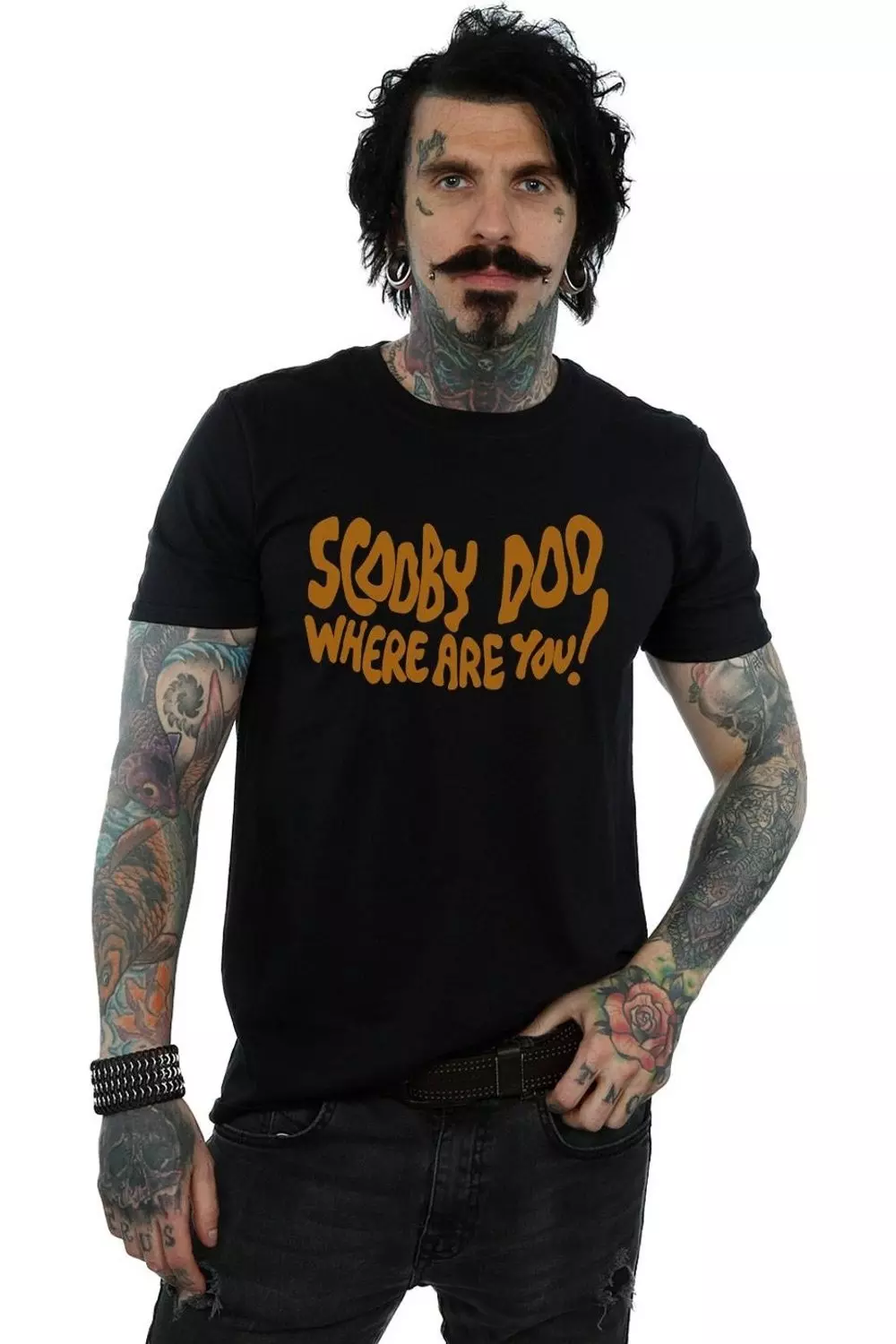 Black Where Are You Spooky T-Shirt alternative image