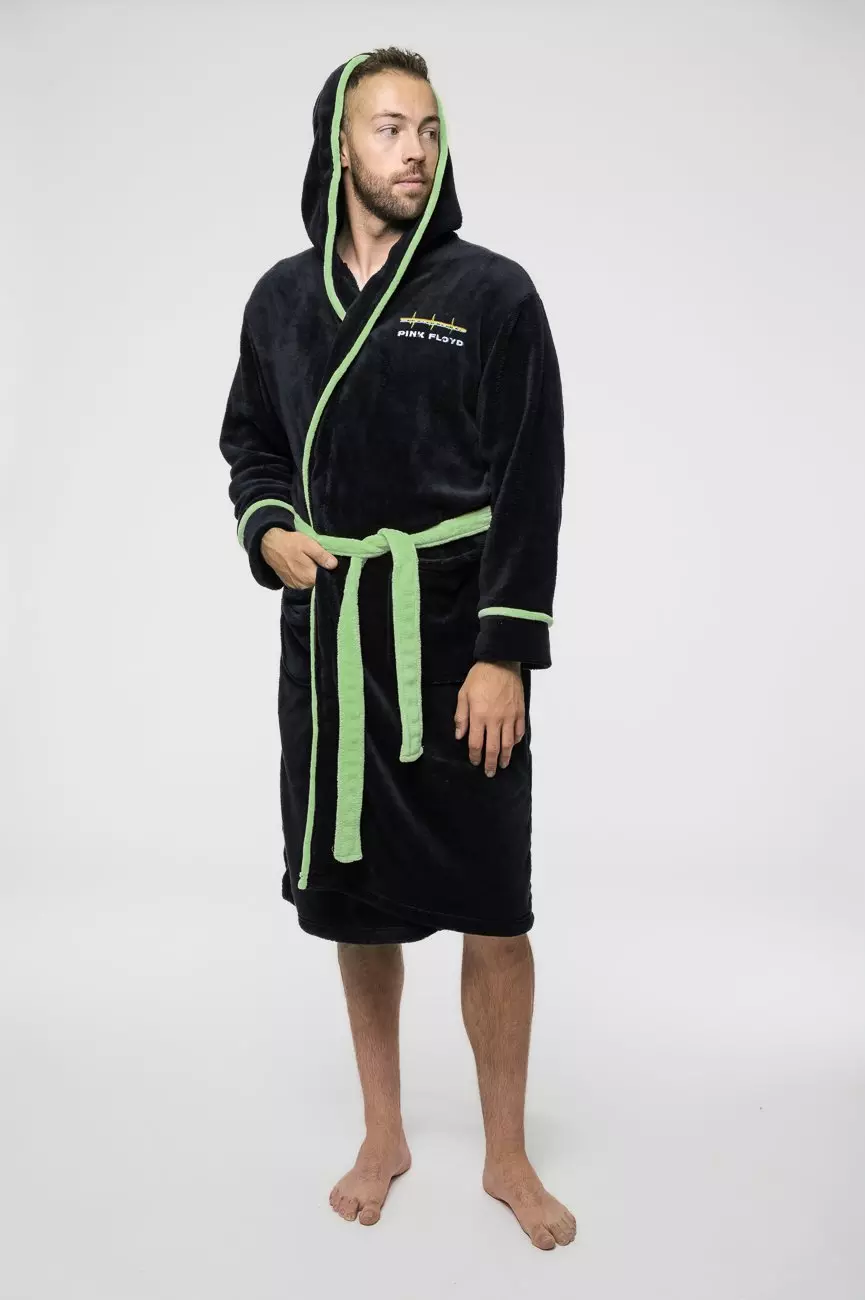 Black Circle Band Logo Bathrobe alternative image