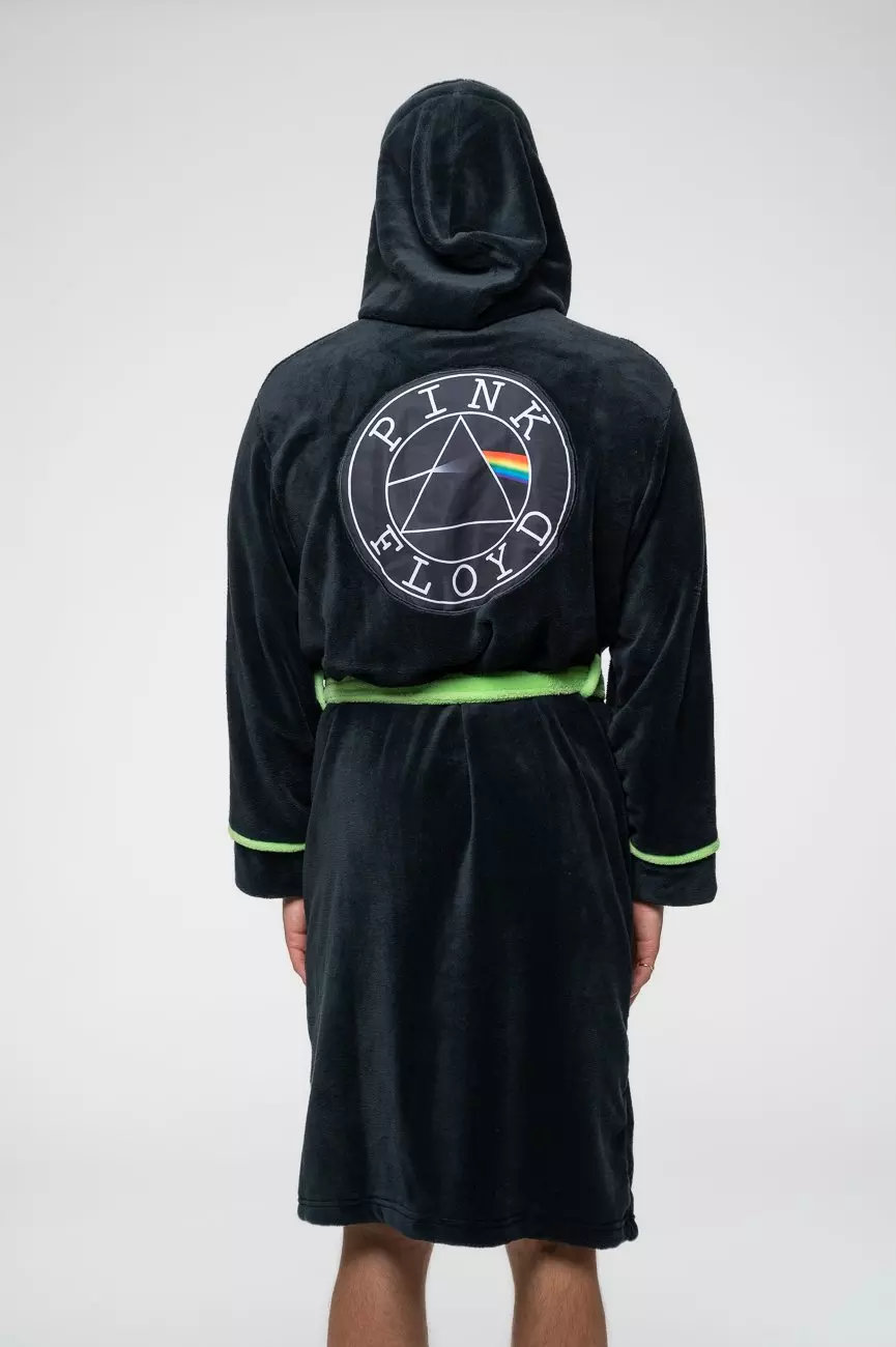 Black Circle Band Logo Bathrobe alternative image