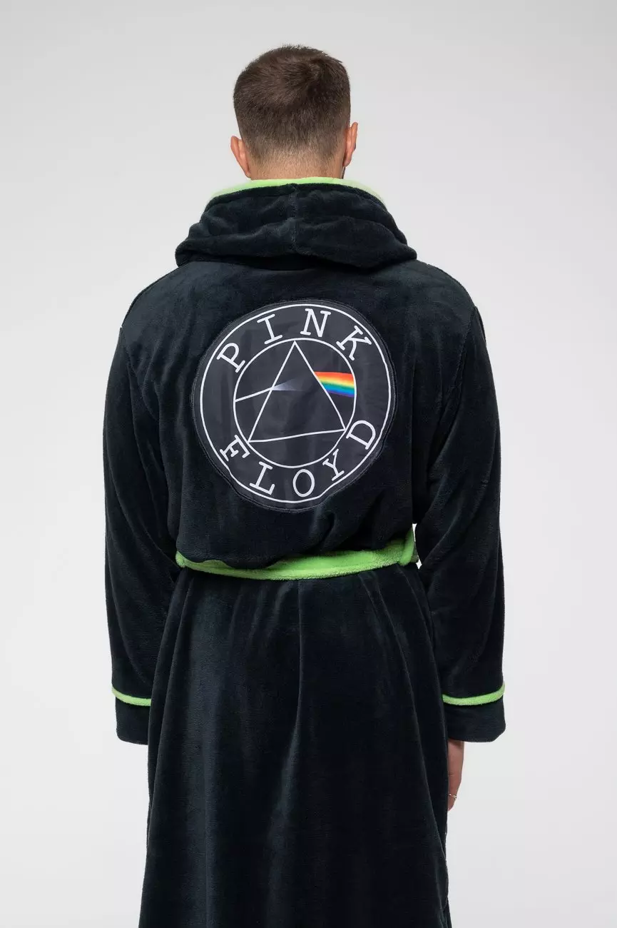 Black Circle Band Logo Bathrobe alternative image