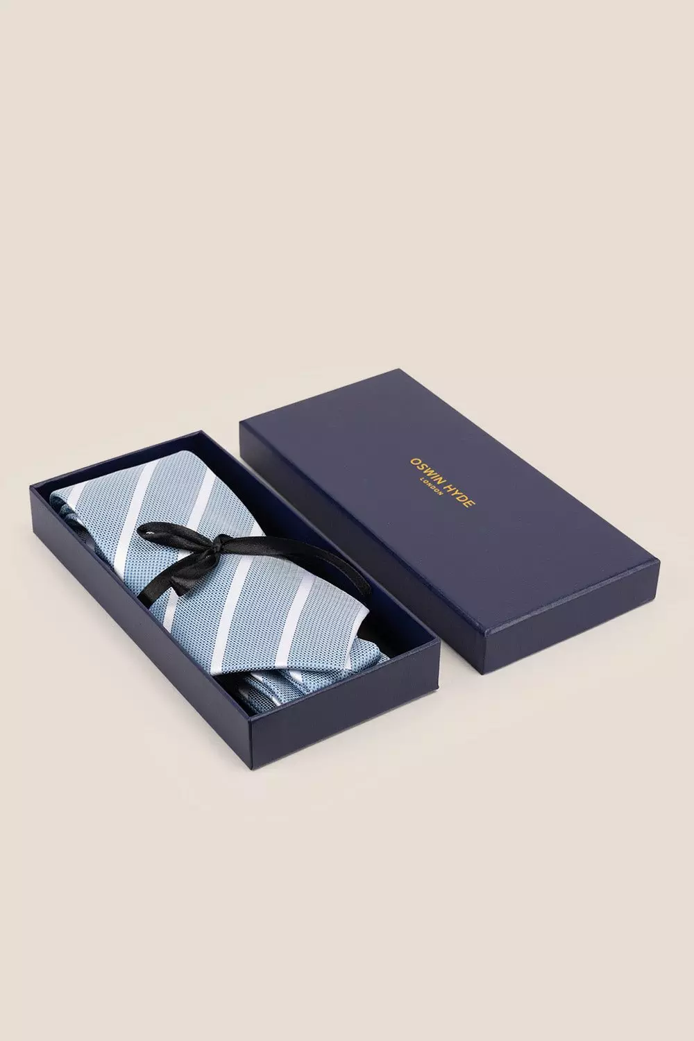 Stripe Blue White Tie alternative image