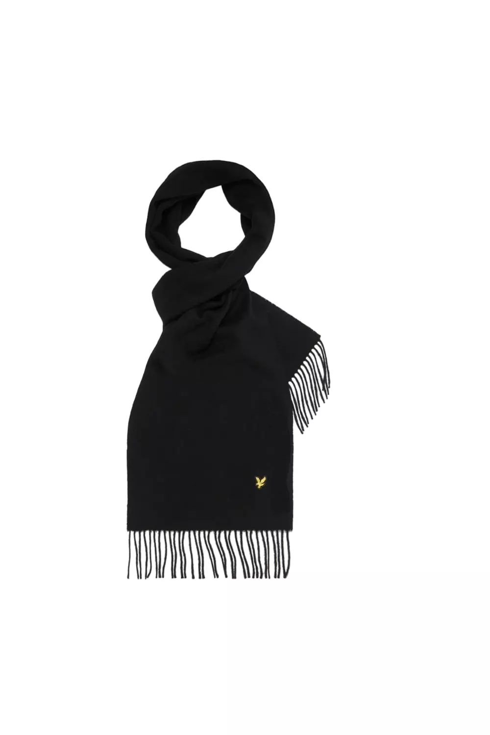 True black Lambswool Scarf alternative image