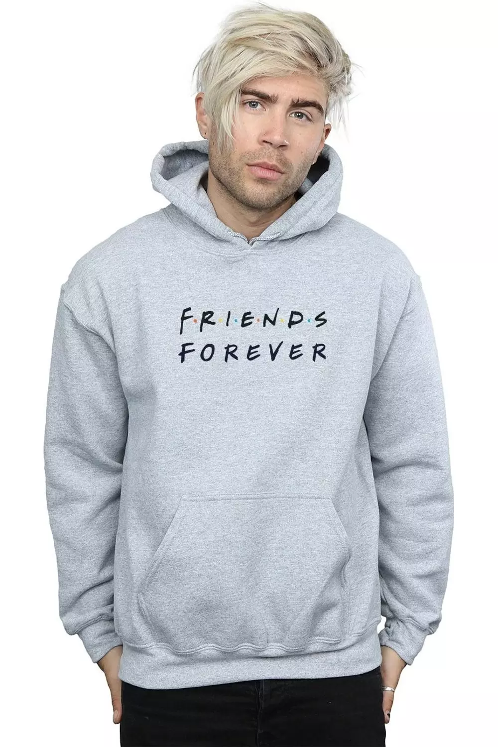 Grey Forever Logo Hoodie alternative image