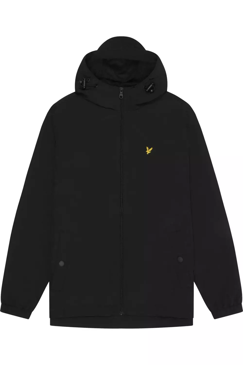 Black Hooded Full Zip Jacket alternative image