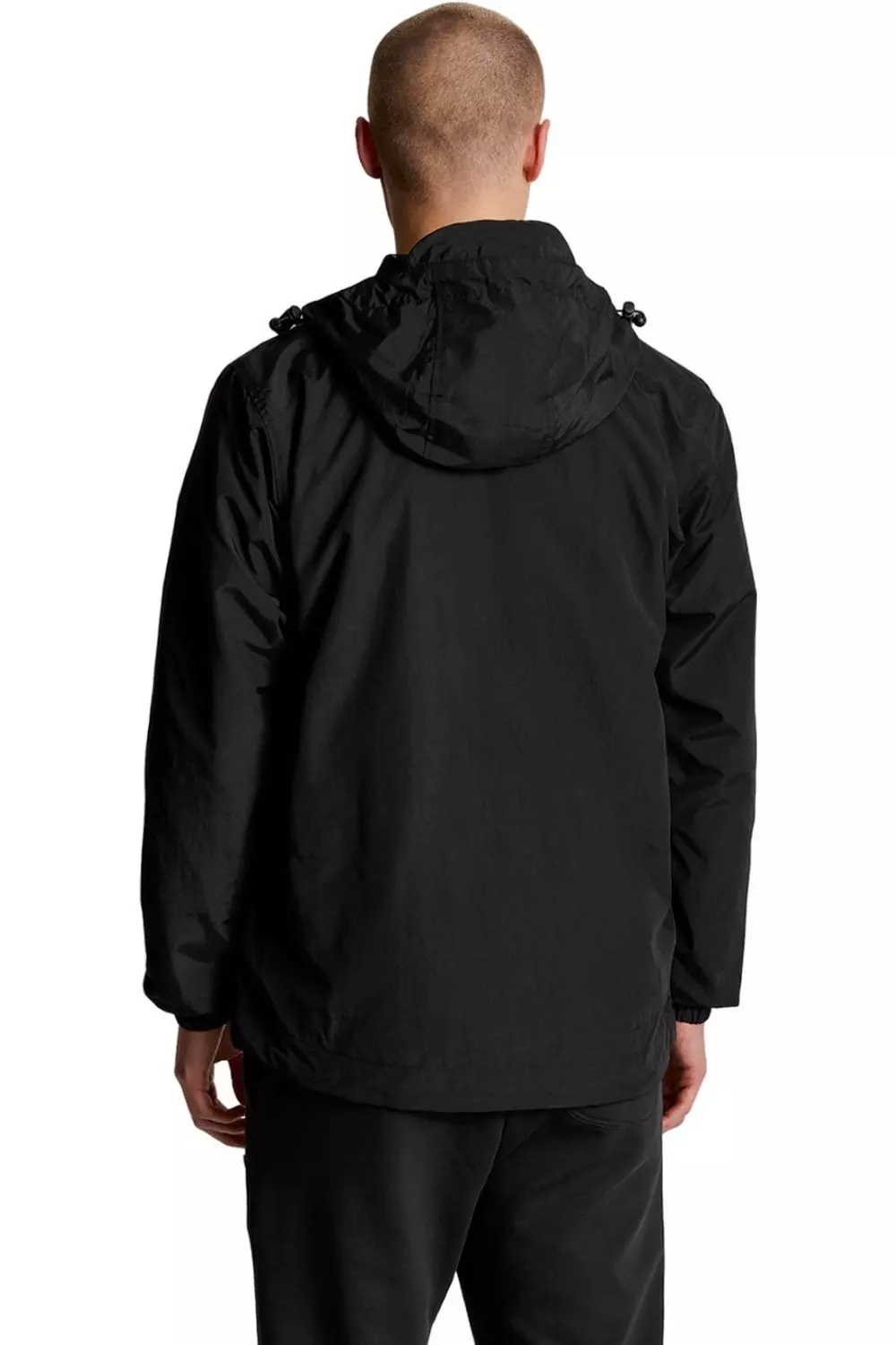 Black Hooded Full Zip Jacket alternative image