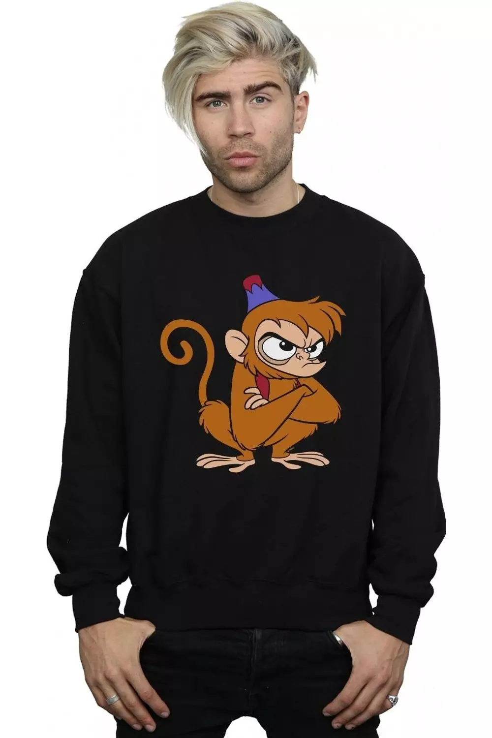 Black Aladdin Angry Abu Sweatshirt alternative image