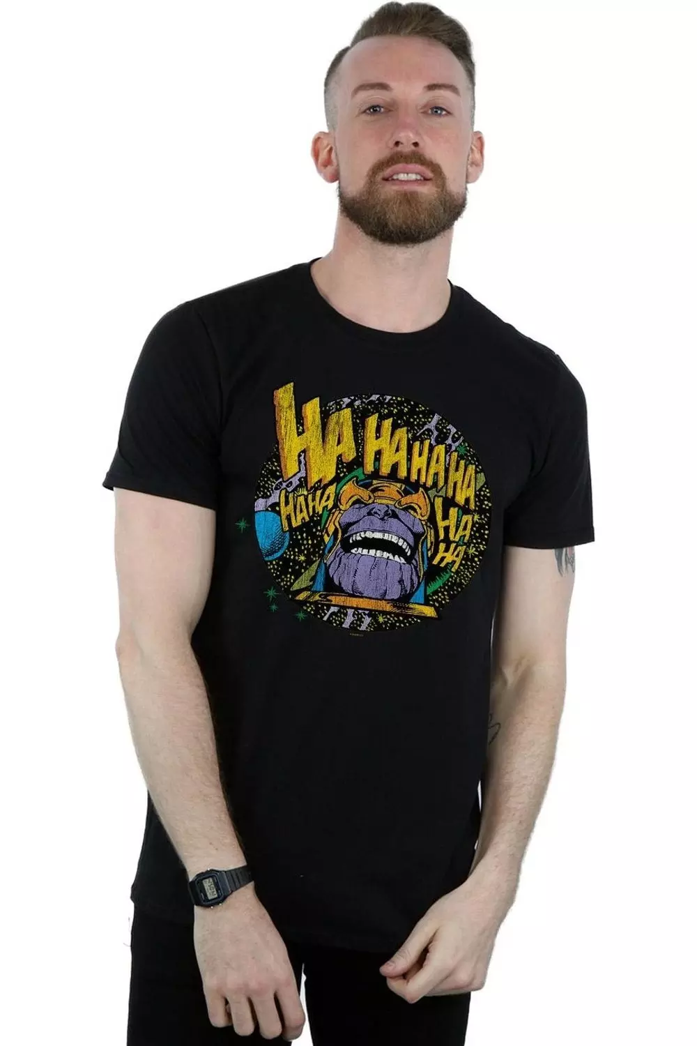Thanos Laughs T-Shirt alternative image