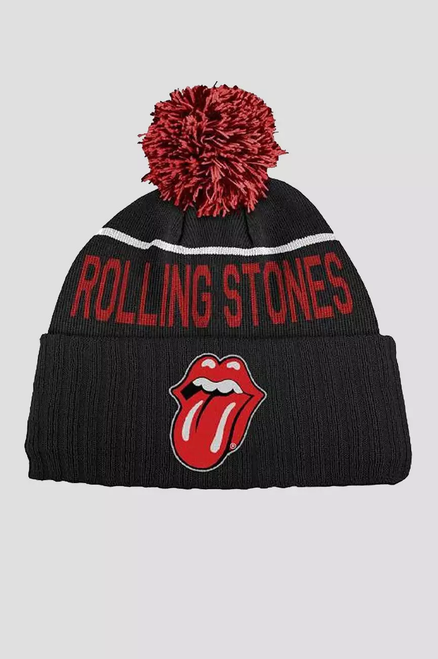 Black Classic Tongue Bobble Hat alternative image