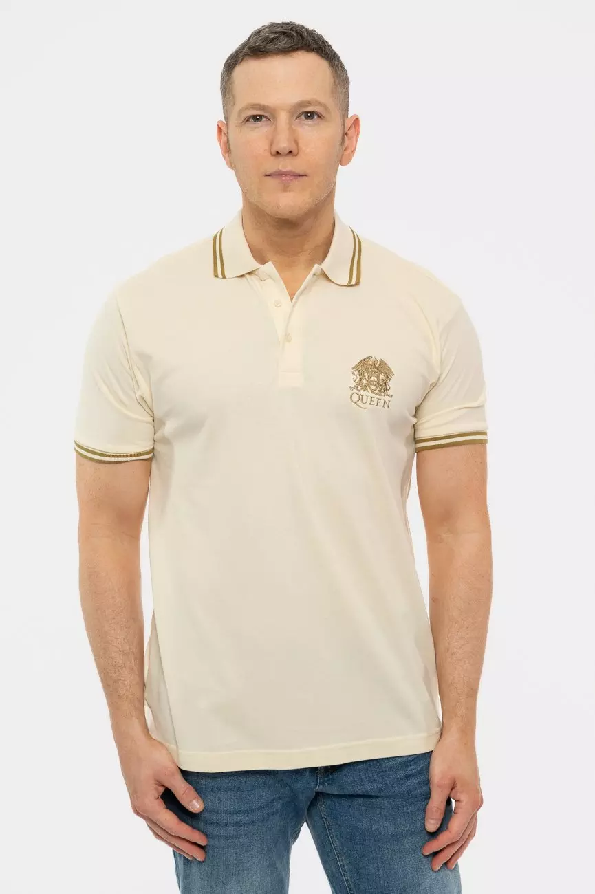 White Classic Crest Polo Shirt alternative image