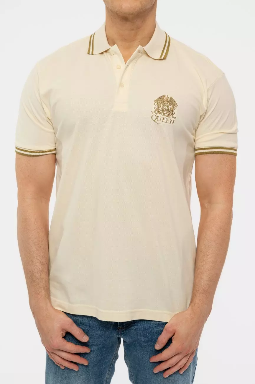 White Classic Crest Polo Shirt alternative image