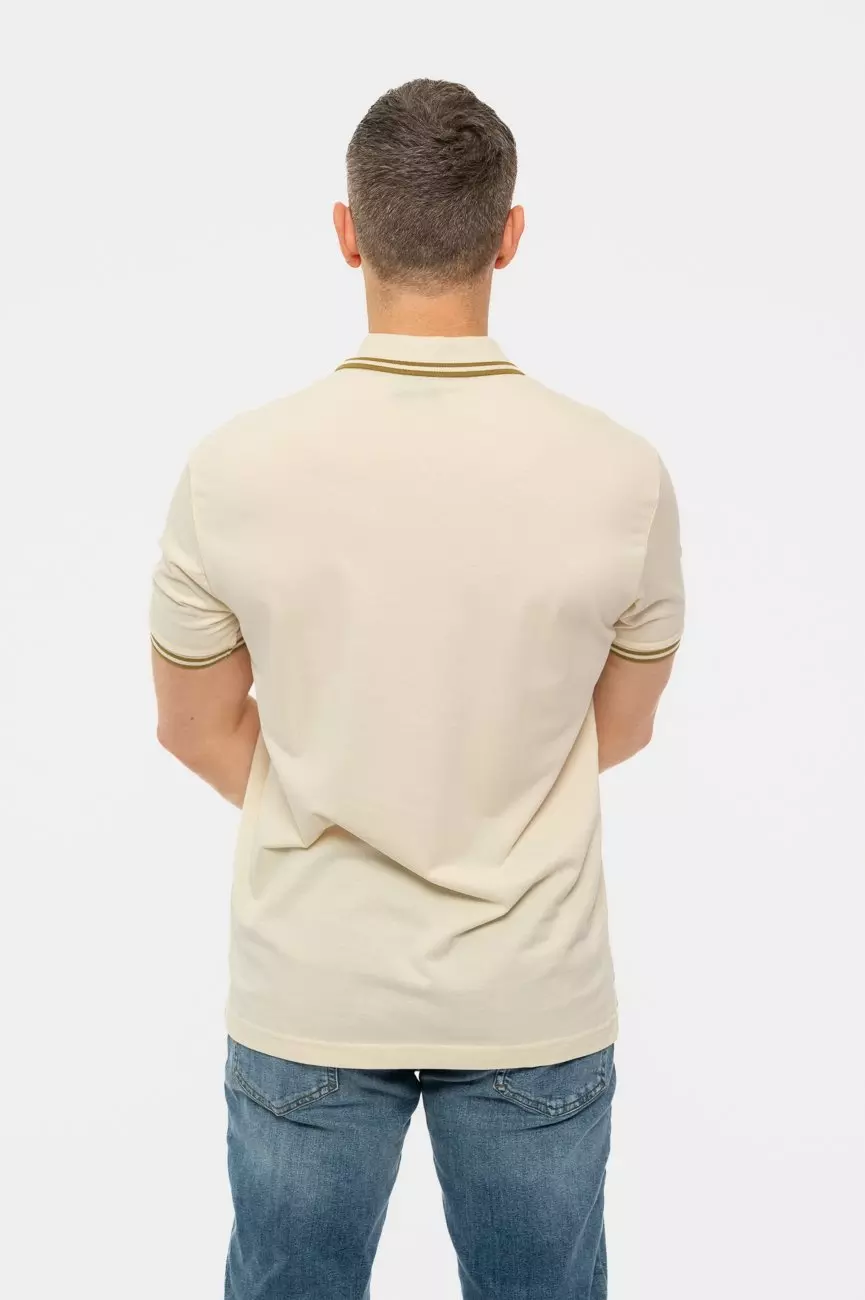 White Classic Crest Polo Shirt alternative image