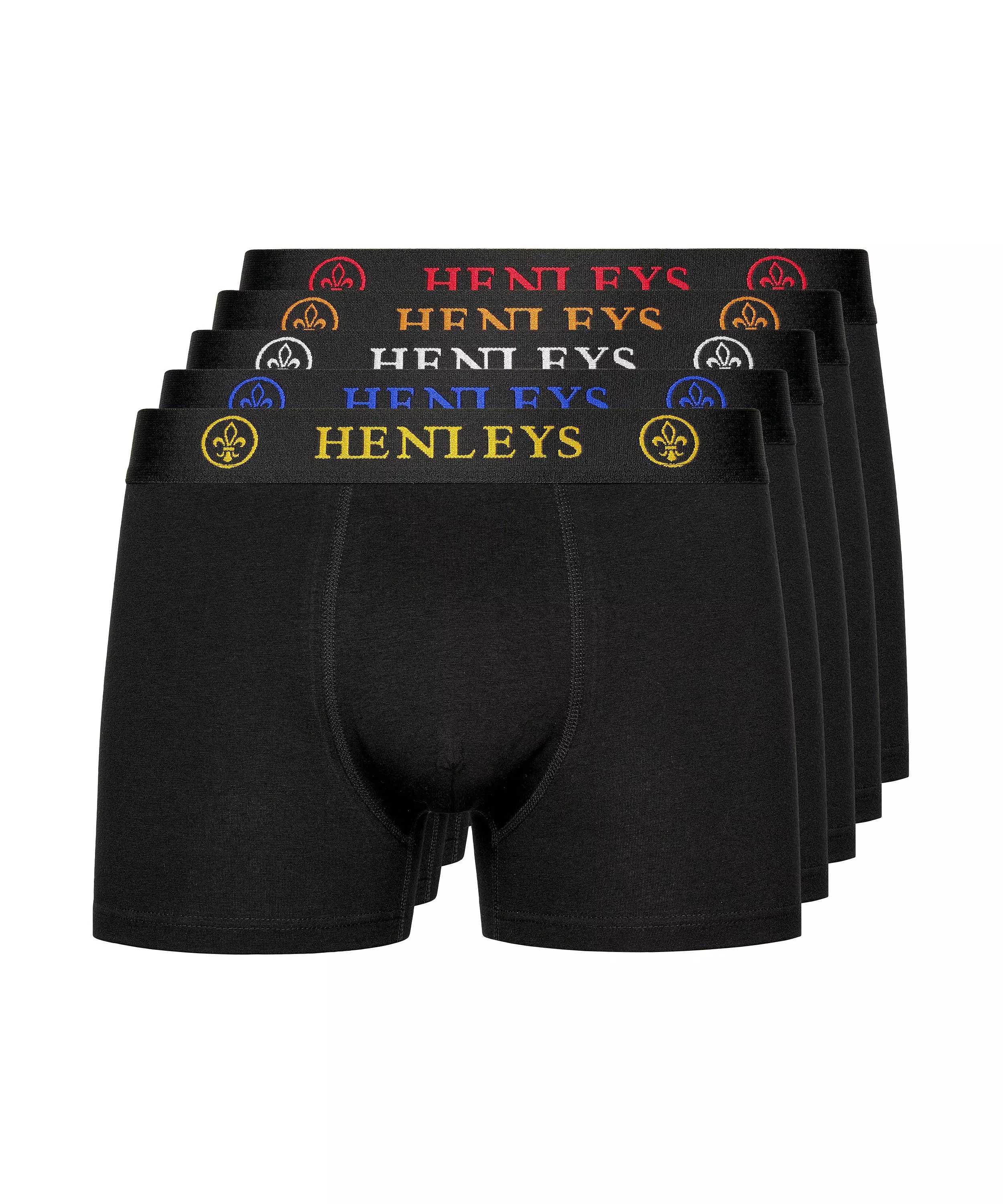 Black Quintlock Boxers 5pk alternative image