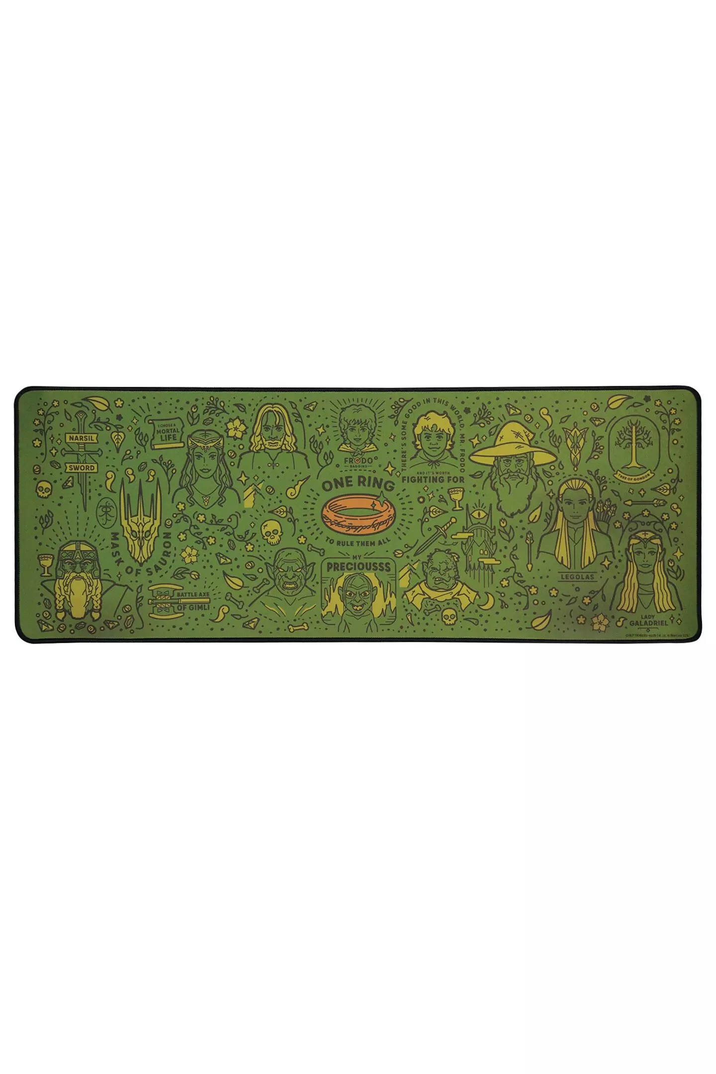 Green Desk Pad & Coaster Set alternative image